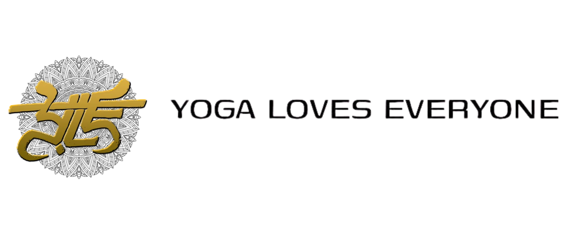 Yoga Loves Everyone logo gris